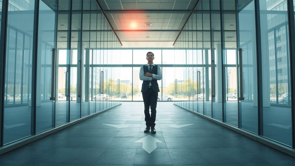 Individual experiencing agency in a decision moment during an era of change